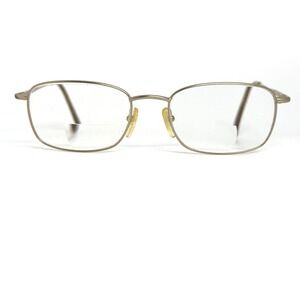 Bulova Casa Blanca Eyeglass Frames Old Gold 53-18-140 Rectangle Vintage 21473